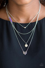 Load image into Gallery viewer, Paparazzi Gypsy Heart Purple Necklace
