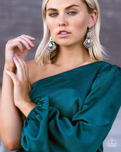 Load image into Gallery viewer, Paparazzi Royal Remix Silver Earrings (2022 Convention Exclusive)