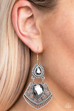 Load image into Gallery viewer, Paparazzi Royal Remix Silver Earrings (2022 Convention Exclusive)
