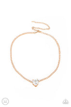 Load image into Gallery viewer, Paparazzi Flirty Fiance Gold Choker Necklace
