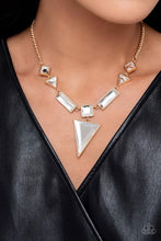 Load image into Gallery viewer, Paparazzi Fetchingly Fierce - Gold Necklace (July 2023 Life of the Party)