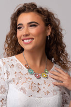 Load image into Gallery viewer, Paparazzi Playful Posies - Multi Necklace (July 2023 Life of the Party)