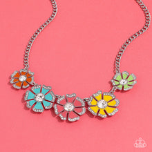 Load image into Gallery viewer, Paparazzi Playful Posies - Multi Necklace (July 2023 Life of the Party)