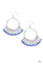 Load image into Gallery viewer, Paparazzi Fringe Fanfare - Blue Earring