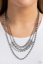 Load image into Gallery viewer, Paparazzi Dripping in Stardust Black Necklace