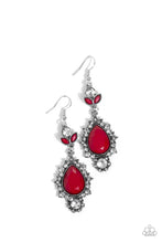 Load image into Gallery viewer, Paparazzi SELFIE-Esteem Red Earring (2022 Convention Exclusive)
