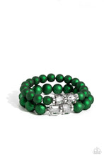 Load image into Gallery viewer, Paparazzi Shopaholic Showdown - Green Bracelet