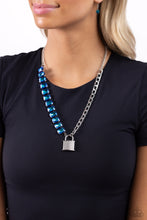 Load image into Gallery viewer, Paparazzi LOCK and Roll Blue Necklace
