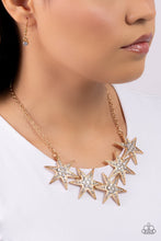 Load image into Gallery viewer, Paparazzi Rockstar Ready Gold Necklace