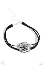Load image into Gallery viewer, Paparazzi Textured Tapestry - Black Necklace
