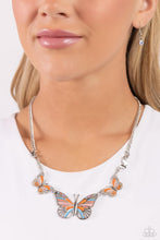 Load image into Gallery viewer, Paparazzi The FLIGHT Direction Orange Necklace