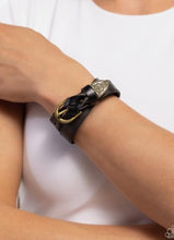 Load image into Gallery viewer, Paparazzi Coat of Arms Couture - Black Bracelet