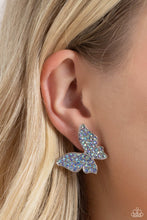 Load image into Gallery viewer, Paparazzi High Life Blue Butterfly Earring