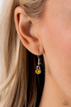 Load image into Gallery viewer, Paparazzi KISS The Mark Yellow Necklace