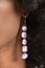 Load image into Gallery viewer, Paparazzi Developing Dignity - Purple Earring