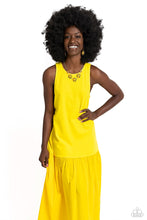 Load image into Gallery viewer, Paparazzi SUN and Fancy Free - Yellow Necklace