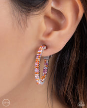 Load image into Gallery viewer, Paparazzi Outstanding Ombré - Orange CLIP-ON Earring