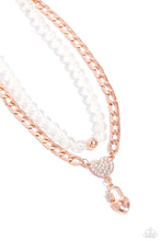 Load image into Gallery viewer, Paparazzi Turn Back the LOCK - Copper Necklace