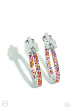 Load image into Gallery viewer, Paparazzi Outstanding Ombré - Orange CLIP-ON Earring