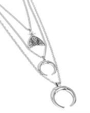 Load image into Gallery viewer, Paparazzi Moth Medley - Silver Necklace
