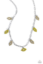 Load image into Gallery viewer, Paparazzi KISS The Mark Yellow Necklace
