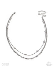 Load image into Gallery viewer, Paparazzi Adorable Artistry Silver Choker Necklace