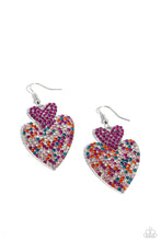 Load image into Gallery viewer, Paparazzi Flirting Flourish - Pink Earring