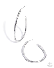 Load image into Gallery viewer, Paparazzi Tousled Twists - Silver Earrings (October 2026 Life of the Party)