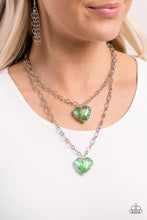 Load image into Gallery viewer, Paparazzi Layered Love Green Necklace