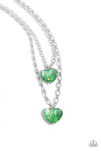 Load image into Gallery viewer, Paparazzi Layered Love Green Necklace