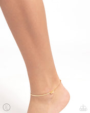 Load image into Gallery viewer, Paparazzi A Flight-ing Chance Gold Anklet