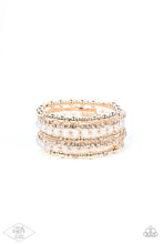 Load image into Gallery viewer, Paparazzi ICE Knowing You - Rose Gold Bracelet