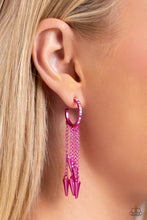 Load image into Gallery viewer, Paparazzi Piquant Punk - Pink Earring