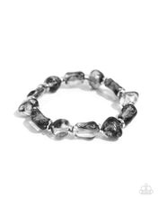 Load image into Gallery viewer, Paparazzi GLASSY Genre - Black Bracelet