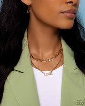 Load image into Gallery viewer, Paparazzi Lovely Layers - Gold Necklace