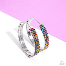 Load image into Gallery viewer, Paparazzi Stacked Symmetry - Multi Earring (March 2024 EMP Exclusive)