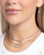 Load image into Gallery viewer, Paparazzi Dynamite Debut - Gold Necklace