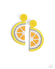 Load image into Gallery viewer, Paparazzi Lemon Leader - Yellow Earring