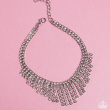 Load image into Gallery viewer, Paparazzi Curtain Confidence White Anklet (April 2024 Life of the Party)