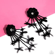 Load image into Gallery viewer, Paparazzi Floral Future - Black Earring (April 2024 Life of the Party)