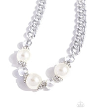 Load image into Gallery viewer, Paparazzi Generously Glossy - White Necklace