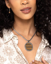 Load image into Gallery viewer, Paparazzi Pendant Puzzle - Brown Necklace