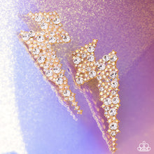 Load image into Gallery viewer, Paparazzi Electric Effulgence - Gold Earring (May 2024 Life of the Party)
