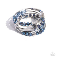 Load image into Gallery viewer, Paparazzi Sassy Stack - Blue Bracelet