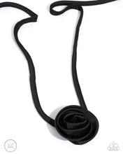 Load image into Gallery viewer, Paparazzi Rosette Reality - Black Necklace (September 2024 Life of the Party)