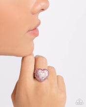 Load image into Gallery viewer, Paparazzi Radiant Resplendence - Pink Ring (October 2024 Fashion Fix Exclusive)