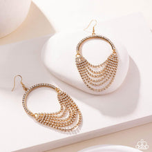 Load image into Gallery viewer, Paparazzi Ostentatious Opulence - Gold Earring