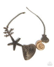 Load image into Gallery viewer, Paparazzi Along the Reef - Brass Necklace