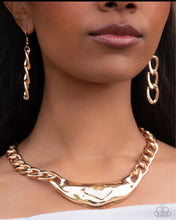 Load image into Gallery viewer, Paparazzi Peak of Pizzazz - Gold Necklace