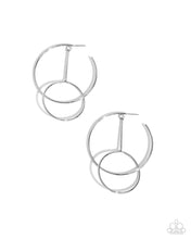 Load image into Gallery viewer, Paparazzi Dreaming of Hoops - Silver Earring